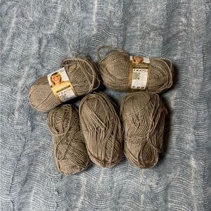 Lion Brand Vanna's Glamour Yarn – Moonstone 4.5 skeins